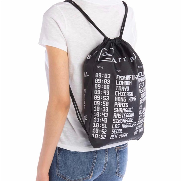 LOQI AIRPORT DRAWSTRING BAG water resistant - Picture 2 of 6